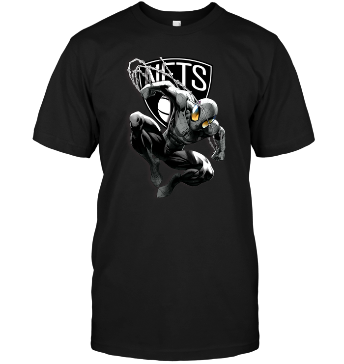 Brooklyn Nets "spiderman" Superhero T-Shirt